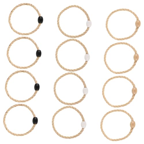 ZUNOXAZ 12 Stück Teiliges Ringwurfspiel Set mit Robusten Seilringen für Erwachsene Vielseitig für Garten Strand und Outdoor Leicht Transportierbar für Familienspiele und Karnevalspaß von ZUNOXAZ