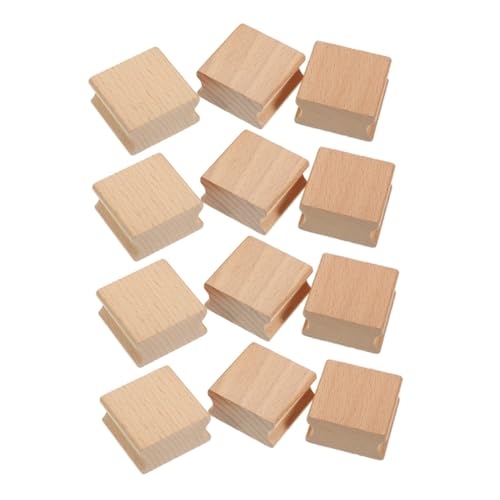 ZUNOXAZ 12 Stück hölzernes Siegel Stempelblöcke aus Holz leere Holzdichtungsstempel geschnitzter Holzblock Figurenstempel Gummistempel-Schnitzwerkzeuge Dekorative Siegelstempel Holzstempel ZUNOXAZ 12 Stück hölzernes Siegel Stempelblöcke aus Holz leere Holzdichtungsstempel geschnitzter Holzblock Figurenstempel Gummistempel-Schnitzwerkzeuge Dekorative Siegelstempel Holzstempel von ZUNOXAZ