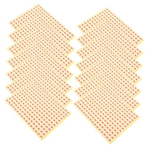 ZUNOXAZ 15 Blatt Kleines Pfeiletikett Kartenstandortaufkleber Intelligente Autoaufkleber -klebeaufkleber Aufklebermaschine Für Den Täglichen Gebrauch Kupferplattenaufkleber Rot von ZUNOXAZ