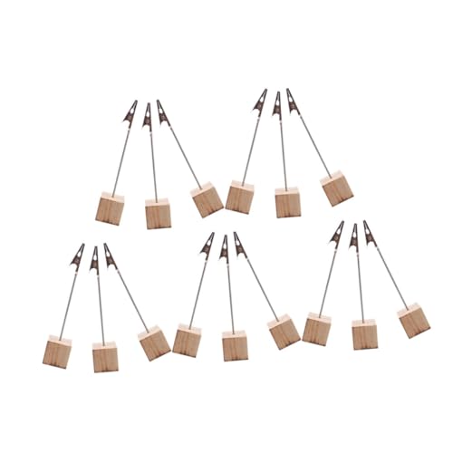 ZUNOXAZ 15 Stück Teiliges Vintage Holz Kartenhalter mit Stabilem Sockel Vielseitig als Fotohalter Memo und Tischkartennhalter für Hochzeit Büro und Party Geeignet Langlebig und ZUNOXAZ 15 Stück Teiliges Vintage Holz Kartenhalter mit Stabilem Sockel Vielseitig als Fotohalter Memo und Tischkartennhalter für Hochzeit Büro und Party Geeignet Langlebig und von ZUNOXAZ