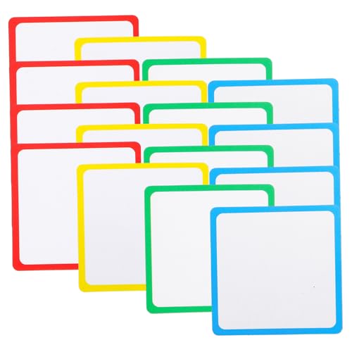 ZUNOXAZ 16 Stück Magnetische Beschreibbare Quadratische Dry Erase Karten mit Zuverlässigem Magnetrücken für Schule Büro Regal Kühlschrank Vielseitig Abwischbar und Wiederverwendbar ZUNOXAZ 16 Stück Magnetische Beschreibbare Quadratische Dry Erase Karten mit Zuverlässigem Magnetrücken für Schule Büro Regal Kühlschrank Vielseitig Abwischbar und Wiederverwendbar von ZUNOXAZ