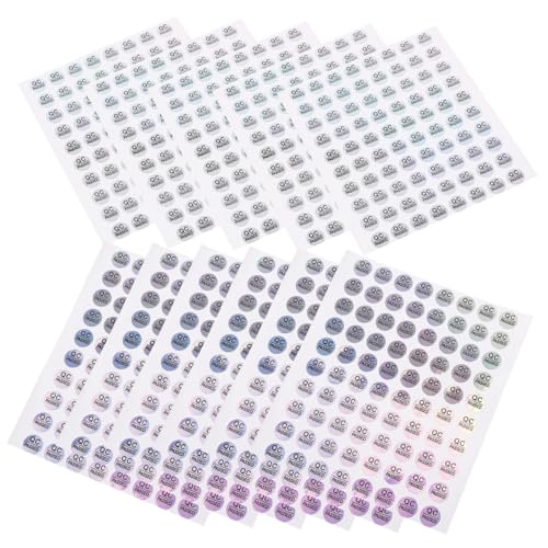 ZUNOXAZ 1600 Stück Pass Qc Passed Aufkleber Runde Selbstklebende Qualitätskontrolle Etiketten Lager Beschriftung Praktische Kontrollmarken für Produktprüfung und Fehlerreduzierung ZUNOXAZ 1600 Stück Pass Qc Passed Aufkleber Runde Selbstklebende Qualitätskontrolle Etiketten Lager Beschriftung Praktische Kontrollmarken für Produktprüfung und Fehlerreduzierung von ZUNOXAZ