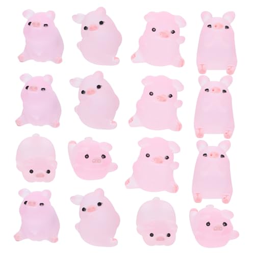 ZUNOXAZ 18 Stück Teiliges Resin Schwein Figuren Süße Kleine Harzornamente Leichte DIY Charms für Telefonhüllen Foto Dekoration Detailreiche Glücksbringer und Tischdeko ZUNOXAZ 18 Stück Teiliges Resin Schwein Figuren Süße Kleine Harzornamente Leichte DIY Charms für Telefonhüllen Foto Dekoration Detailreiche Glücksbringer und Tischdeko von ZUNOXAZ