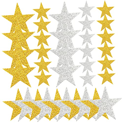 ZUNOXAZ 180 Stück Teiliges Glitter Stern Sticker Glitzernde Eva Sterne Sichere Belohnungsaufkleber für Bastelarbeiten und Partygeschenke Vielseitig für Weihnachten und Festliche ZUNOXAZ 180 Stück Teiliges Glitter Stern Sticker Glitzernde Eva Sterne Sichere Belohnungsaufkleber für Bastelarbeiten und Partygeschenke Vielseitig für Weihnachten und Festliche von ZUNOXAZ