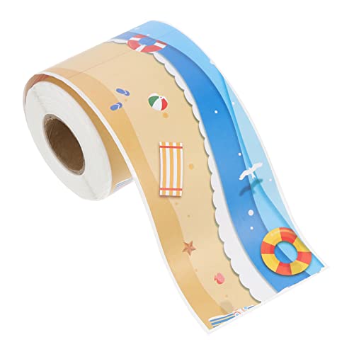 ZUNOXAZ 1Rolle Klassenzimmer Grenzaufkleber DIY Strand für Bulletin Boards Türen und Fenster Ocean Theme Partys und Kreative Projekte von ZUNOXAZ