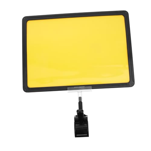 ZUNOXAZ 1Satz Preisschild Clip mit Halter Wiederverwendbare Etikettenhalter für Supermärkte und Einzelhandel für Werbung und von ZUNOXAZ