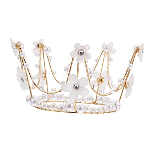 ZUNOXAZ 1Stück Elegante Perlencrown Torten Dekoration für Geburtstagsfeiern Zartes Haarschmuck Accessoire für Hochzeiten und Stilvoller Cake Topper für Besondere Anlässe ZUNOXAZ 1Stück Elegante Perlencrown Torten Dekoration für Geburtstagsfeiern Zartes Haarschmuck Accessoire für Hochzeiten und Stilvoller Cake Topper für Besondere Anlässe von ZUNOXAZ