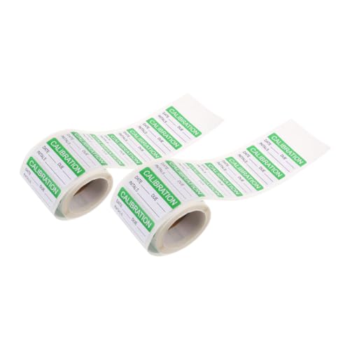 ZUNOXAZ 2 Rollen Etikettenaufkleber Kalibrierungsaufkleber Etiketten Für Flash-laufwerke Tester-aufkleber Kalibrierungsetiketten Green ZUNOXAZ 2 Rollen Etikettenaufkleber Kalibrierungsaufkleber Etiketten Für Flash-laufwerke Tester-aufkleber Kalibrierungsetiketten Green von ZUNOXAZ