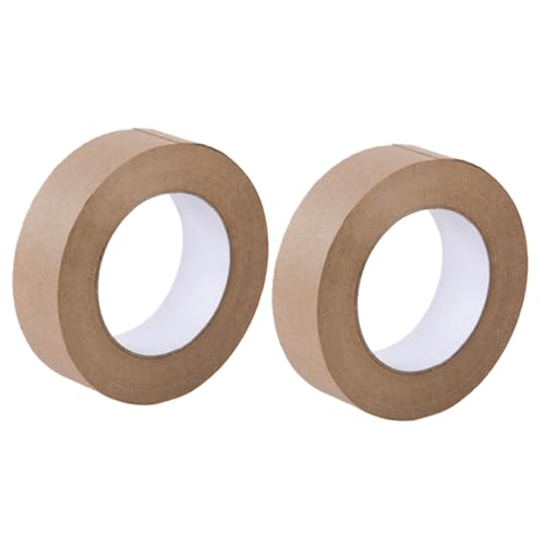 ZUNOXAZ 2 Rollen Kraftpapier Klebeband Breit Wasseraktiviertes Umweltfreundliches Packband Beschreibbar Reißfest Vielseitig Verwendbar für Versand Verpackung und Kartonversiegelung ZUNOXAZ 2 Rollen Kraftpapier Klebeband Breit Wasseraktiviertes Umweltfreundliches Packband Beschreibbar Reißfest Vielseitig Verwendbar für Versand Verpackung und Kartonversiegelung von ZUNOXAZ