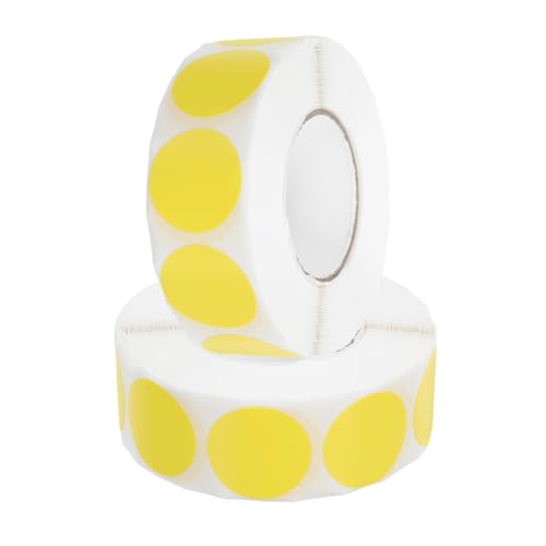 ZUNOXAZ 2 Rollen Runde Aufkleber Etiketten Bunte Selbstklebende Dots für Beschriftung Organisation und Preisgestaltung Glänzendes Einfach zu Beschriften ZUNOXAZ 2 Rollen Runde Aufkleber Etiketten Bunte Selbstklebende Dots für Beschriftung Organisation und Preisgestaltung Glänzendes Einfach zu Beschriften von ZUNOXAZ