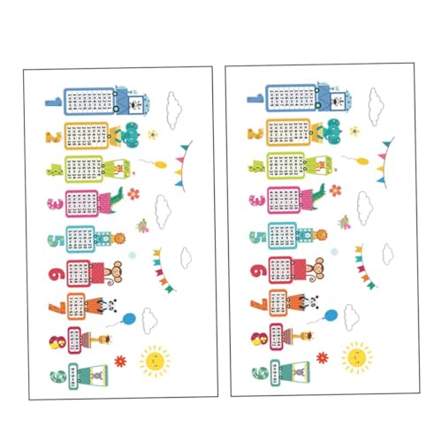 ZUNOXAZ 2 Sätze Cartoon Animal Multiplication Table Wall Stickers für Kinderzimmer Selbstklebende Wanddeko Strapazierfähigem für Frühe Bildung und Kreative Gestaltung ZUNOXAZ 2 Sätze Cartoon Animal Multiplication Table Wall Stickers für Kinderzimmer Selbstklebende Wanddeko Strapazierfähigem für Frühe Bildung und Kreative Gestaltung von ZUNOXAZ