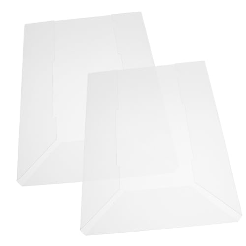 ZUNOXAZ 2 Stück Dokumentenmappe aus Stabilem Transparentem PVC Reißfest Leicht Vielseitig Einsetzbar für Büro Studium und Reisen Praktischer Papier Organizer für Geordnete Aufbewahrung von ZUNOXAZ