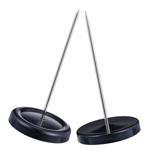 ZUNOXAZ 2 Stück Metall Quittungshalter für Büro Stabile Memo Halter mit Spike für Rechnungen und Notizen für Restaurants und Hotels ZUNOXAZ 2 Stück Metall Quittungshalter für Büro Stabile Memo Halter mit Spike für Rechnungen und Notizen für Restaurants und Hotels von ZUNOXAZ
