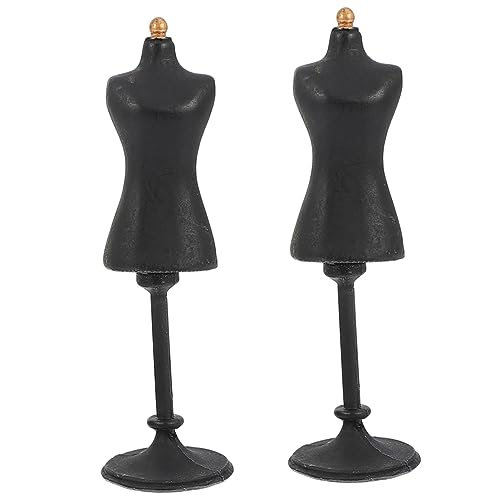 ZUNOXAZ 2 Stück Mini Puppenhaus Kleiderständer Puppen Mannequin für Kleidung Vielseitig Einsetzbar Fotorequisite und Dekoration für Mini Häuser für Puppenhaus Zubehör von ZUNOXAZ