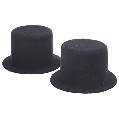 ZUNOXAZ 2 Stück Miniatur Filzhüte Handgefertigte Mini Hüte zum Basteln Dekorative Puppenhüte für DIY Bastelprojekte Schwarze Mini Party Hüte aus Premium Stoff Vielseitig für Puppen und ZUNOXAZ 2 Stück Miniatur Filzhüte Handgefertigte Mini Hüte zum Basteln Dekorative Puppenhüte für DIY Bastelprojekte Schwarze Mini Party Hüte aus Premium Stoff Vielseitig für Puppen und von ZUNOXAZ