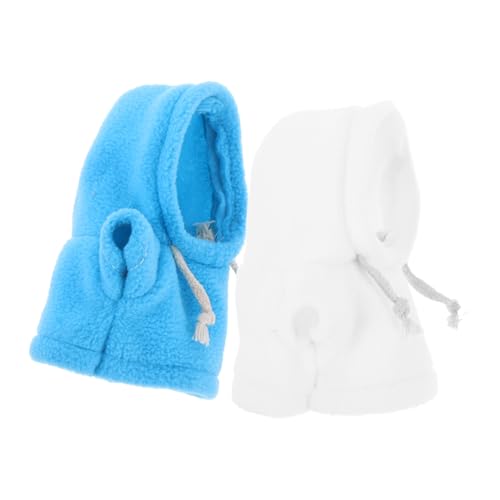 ZUNOXAZ 2 Stück Plüschbären Hoodie Puppen Kleidung Austauschbare Kuscheltier Outfits Niedliche Kapuzenpullover für Stofftiere Puppen Zubehör Weiß Pfauenblau ZUNOXAZ 2 Stück Plüschbären Hoodie Puppen Kleidung Austauschbare Kuscheltier Outfits Niedliche Kapuzenpullover für Stofftiere Puppen Zubehör Weiß Pfauenblau von ZUNOXAZ