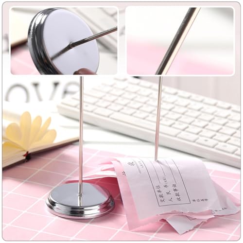 ZUNOXAZ 2 Stück Teiliges Edelstahl Receipt Spike Quittungshalter Zettelhalter für Restaurant Büro Gastro Dokumentenhalter mit Stabilem Rundfuß zur Ordentlichen Belegaufbewahrung ZUNOXAZ 2 Stück Teiliges Edelstahl Receipt Spike Quittungshalter Zettelhalter für Restaurant Büro Gastro Dokumentenhalter mit Stabilem Rundfuß zur Ordentlichen Belegaufbewahrung von ZUNOXAZ