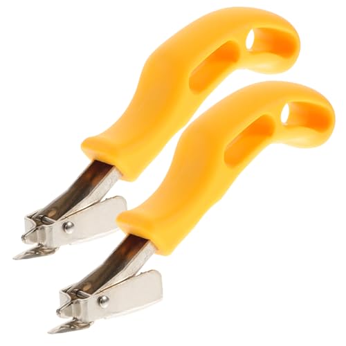 ZUNOXAZ 2 Stück Teiliges Heavy Duty Klammerentferner Möbelstoff Tack Puller Werkzeug mit Ergonomischem Rutschfestem Griff für Möbel Bilderrahmen Teppiche und Holz Robust Komfortabel von ZUNOXAZ