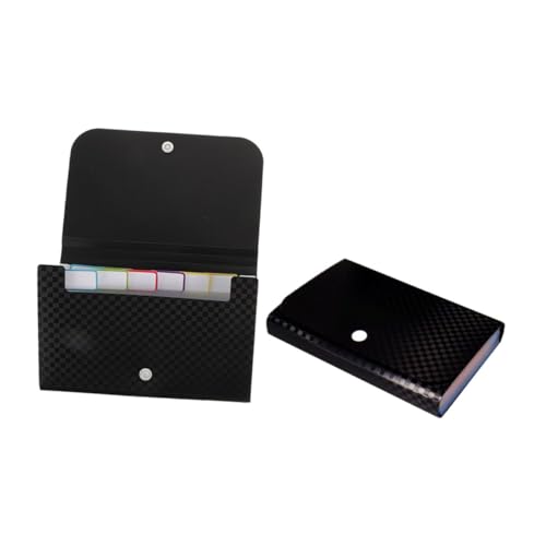 ZUNOXAZ 2 Stück Teiliges Mini Fächermappen aus Leichtem Material Mehrschichtige Dokumententaschen für Büro und Outdoor Fächer Praktisch zur Aufbewahrung von Rechnungen und Wichtigen ZUNOXAZ 2 Stück Teiliges Mini Fächermappen aus Leichtem Material Mehrschichtige Dokumententaschen für Büro und Outdoor Fächer Praktisch zur Aufbewahrung von Rechnungen und Wichtigen von ZUNOXAZ