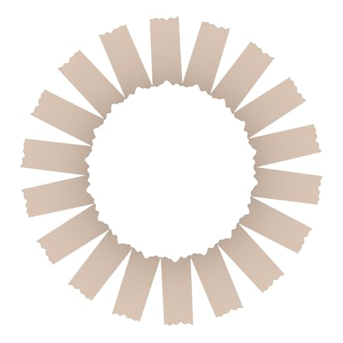 ZUNOXAZ 20 Stück Holz Beschilderung Holzschild Zum Aufhängen Schild Aus Holz Diy-bastelrohlinge Leeres Holzschild Holzplakettenzeichen Holzschilder Zum Basteln Hölzern Beige von ZUNOXAZ