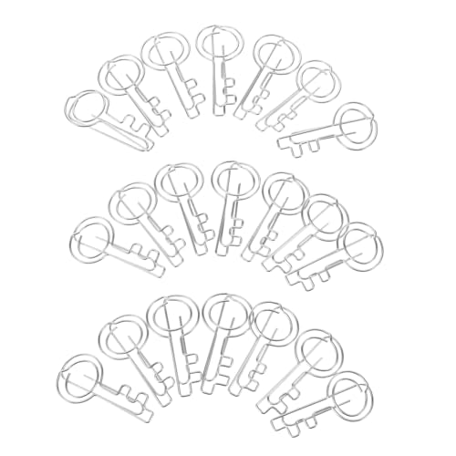ZUNOXAZ 20 Stück Mappe Papierverschluss Clips Zum Organisieren Von Dokumenten Buch Büroklammer Stift Memo-clips Hinweis Clips Büroklammern Schlüsselförmige Dokumentenklammern Eisen Silber ZUNOXAZ 20 Stück Mappe Papierverschluss Clips Zum Organisieren Von Dokumenten Buch Büroklammer Stift Memo-clips Hinweis Clips Büroklammern Schlüsselförmige Dokumentenklammern Eisen Silber von ZUNOXAZ