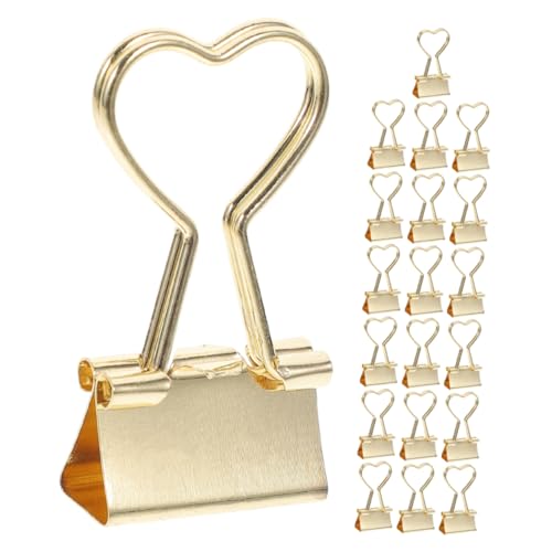 ZUNOXAZ 20 Stück Niedliche Binder Clips mit Kleine Metallklammern für Notizen Journaling und Dokumentenorganisation Dekorative Büroklammern für Zuhause und Büro ZUNOXAZ 20 Stück Niedliche Binder Clips mit Kleine Metallklammern für Notizen Journaling und Dokumentenorganisation Dekorative Büroklammern für Zuhause und Büro von ZUNOXAZ