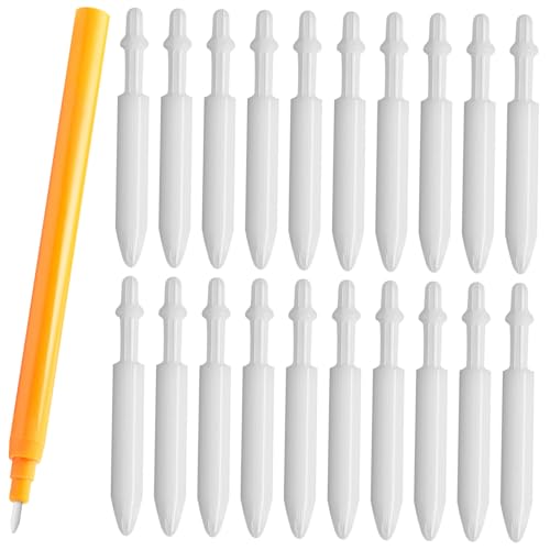 ZUNOXAZ 20 Stück Teiliges Acrylstifte Ersatzspitzen Nylon Marker Nibs für Flüssiges Schreiben und Präzises Malen Kompatible Ersatzspitzen für Acrylmarker Einfach zu Wechseln und Langlebig von ZUNOXAZ