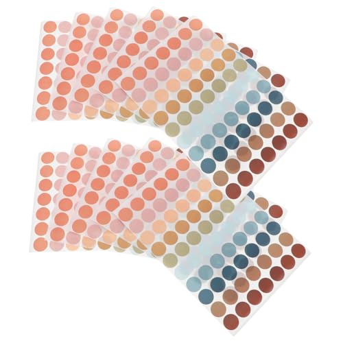 ZUNOXAZ 20 Stück Teiliges Dot Sticker Selbstklebend Etiketten in Farben Beschreibbar mit Stiften Langlebiger Kleber Geeignet für Kindergarten Belohnung Büro und Schule ZUNOXAZ 20 Stück Teiliges Dot Sticker Selbstklebend Etiketten in Farben Beschreibbar mit Stiften Langlebiger Kleber Geeignet für Kindergarten Belohnung Büro und Schule von ZUNOXAZ