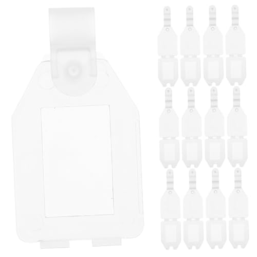 ZUNOXAZ 20 Stück Teiliges Kunststoff Preisschildhalter Transparent Halbrund Stabile Etikettenhalter für Regalbeschriftung Drehbar Vielseitig für Supermarkt und Laden Einfach zu Bedienen ZUNOXAZ 20 Stück Teiliges Kunststoff Preisschildhalter Transparent Halbrund Stabile Etikettenhalter für Regalbeschriftung Drehbar Vielseitig für Supermarkt und Laden Einfach zu Bedienen von ZUNOXAZ