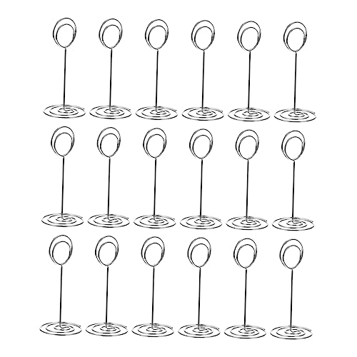 ZUNOXAZ 20 Stück Tischkartenhalter aus Carbonstahl Kreative Memo und Fotoclips Silberne Runde Notizhalter für Hochzeit Party Büro und Wohnraum für Kleine Karten Tischnummern und ZUNOXAZ 20 Stück Tischkartenhalter aus Carbonstahl Kreative Memo und Fotoclips Silberne Runde Notizhalter für Hochzeit Party Büro und Wohnraum für Kleine Karten Tischnummern und von ZUNOXAZ