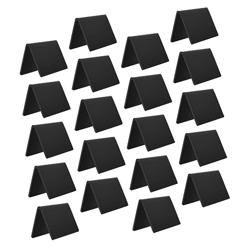 ZUNOXAZ 20 Stück Werbetafel Aus Acryl Kreidetafel Staffelei Zeichen Planke Schreibtafel Beachten Desktop-bulletin Restaurant-notiztafel Partynachricht Tafel Message Board -zeichen Schwarz von ZUNOXAZ