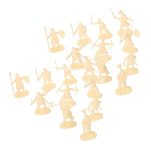ZUNOXAZ 200 Stück Teiliges Miniatur Soldaten Figuren aus Kunststoff Realistische Mittelalterliche Reiter Modellspielzeug Geeignet für Tischdekoration und Rollenspiele von ZUNOXAZ