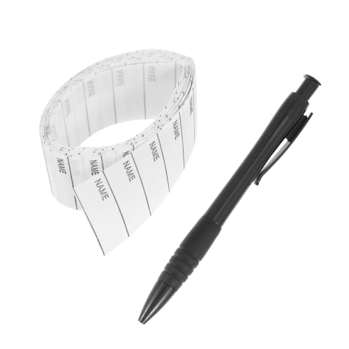 ZUNOXAZ 200Stücke Waschbare Namensetiketten für Kleidung mit Stift Bügeletiketten für Neugeborene Erwachsene und Fabriken Langlebig ZUNOXAZ 200Stücke Waschbare Namensetiketten für Kleidung mit Stift Bügeletiketten für Neugeborene Erwachsene und Fabriken Langlebig von ZUNOXAZ
