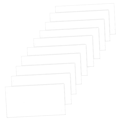 ZUNOXAZ 20Stücke Leere Tischkarten für Hochzeiten Transparente Platzkarten zur DIY Dekoration Wiederverwendbare Sitzplatzkarten für Feiern und Veranstaltungen von ZUNOXAZ