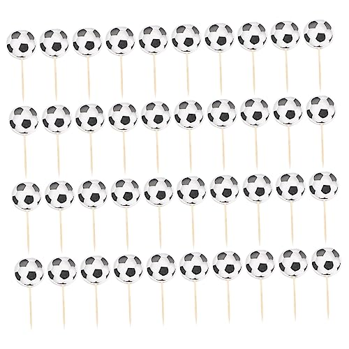 ZUNOXAZ 24 Stück Fußball Kuchen Dekoration Mini -Kuchen -Top Tortenaufsatz aus Papier Kuchen -Topper Party-Kuchen-Topper Kuchendekorationsbedarf Zahnstocher ZUNOXAZ 24 Stück Fußball Kuchen Dekoration Mini -Kuchen -Top Tortenaufsatz aus Papier Kuchen -Topper Party-Kuchen-Topper Kuchendekorationsbedarf Zahnstocher von ZUNOXAZ
