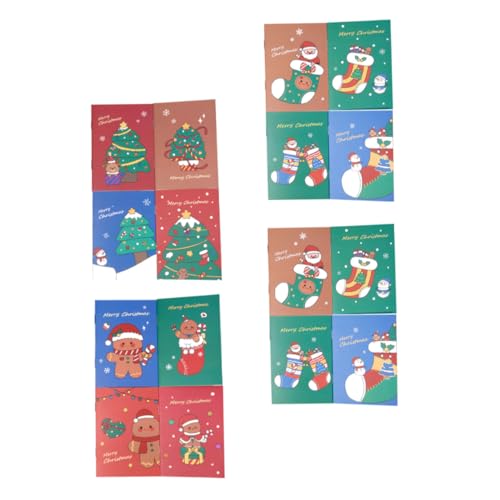 ZUNOXAZ 24 Stück Teiliges Weihnachts Notizblock Softcover mit Gingerbread Weihnachtsbaum Design Kleines Kreatives Schreibheft für Schule Büro Tagebuch Tragbar Gemischt ZUNOXAZ 24 Stück Teiliges Weihnachts Notizblock Softcover mit Gingerbread Weihnachtsbaum Design Kleines Kreatives Schreibheft für Schule Büro Tagebuch Tragbar Gemischt von ZUNOXAZ