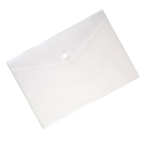 ZUNOXAZ 24 Teiliges Dokumentenmappe mit Kunststoff Druckknopf Transparente Reißfeste und Wasserabweisende Büro Aufbewahrungstaschen zur Sicheren Organisation Wichtiger Dokumente von ZUNOXAZ