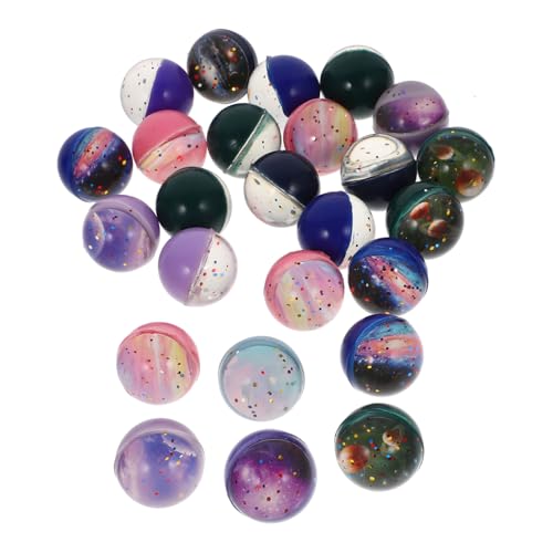 ZUNOXAZ 25 Stück Bouncing Balls im Weltraum Thema Mitgebsel für Kindergeburtstage für Automaten und Kreative Partys aus Leichtem und Strapazierfähigem für Spaß von ZUNOXAZ