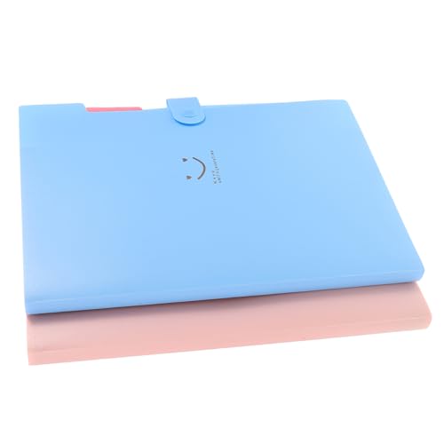 ZUNOXAZ 2Stücke Fächermappen aus Mehrschichtiger Dokumentenorganizer Bonbonfarben für Büro Schule und Zuhause Robuste und Praktische Aufbewahrungslösung für Dokumente ZUNOXAZ 2Stücke Fächermappen aus Mehrschichtiger Dokumentenorganizer Bonbonfarben für Büro Schule und Zuhause Robuste und Praktische Aufbewahrungslösung für Dokumente von ZUNOXAZ