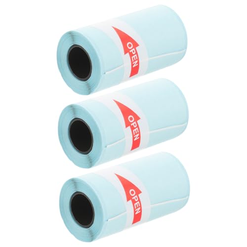 ZUNOXAZ 3 Rollen Selbstklebende Multifunktionale Thermoetiketten Weiße Blanko Aufkleber Rechteckige Klebeetiketten für Büro Schule und Haushalt Kompatibel mit Etikettendruckern Sauber und ZUNOXAZ 3 Rollen Selbstklebende Multifunktionale Thermoetiketten Weiße Blanko Aufkleber Rechteckige Klebeetiketten für Büro Schule und Haushalt Kompatibel mit Etikettendruckern Sauber und von ZUNOXAZ