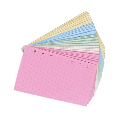 ZUNOXAZ 3 Sätze Nachfüllpapier Liniert Bunt Ringbuch Einlagen Nachfüllbare Notizbuch für Schule Büro Journal Schreibblock von ZUNOXAZ
