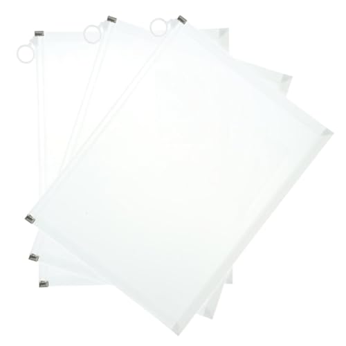 ZUNOXAZ 3 Stück Dokumentenmappe Transparent PP Kunststoff mit Sicherem Verschluss Große Kapazität für Büro Schule und Aufbewahrung von Rechnungen Papieren Karten und Unterlagen ZUNOXAZ 3 Stück Dokumentenmappe Transparent PP Kunststoff mit Sicherem Verschluss Große Kapazität für Büro Schule und Aufbewahrung von Rechnungen Papieren Karten und Unterlagen von ZUNOXAZ