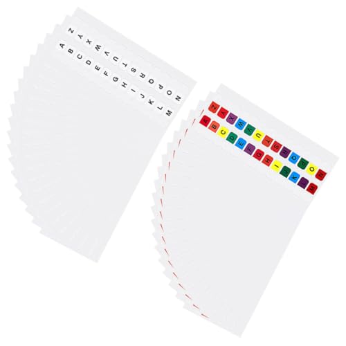 ZUNOXAZ 30 Blatt Bunte Wasserdichte Index Registerkarten aus Kleine Selbstklebende Seitenmarker Praktische Notizblock Seitenreiter für Büro Schule und Studium von ZUNOXAZ