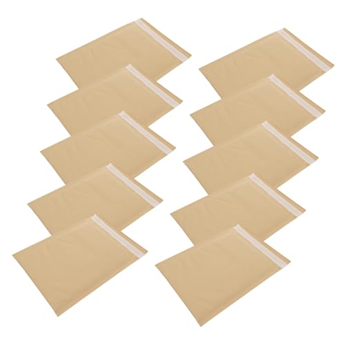 ZUNOXAZ 30 Stück Teiliges Gepolsterte Versandtaschen aus Kraftpapier mit Selbstklebendem Verschluss Stoßfest Reißfest für Sicheren Paketversand und Expresslieferungen von ZUNOXAZ