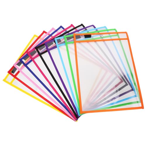 ZUNOXAZ 30 Stück Teiliges Wiederverwendbare PVC Dry Erase Taschen mit Stifthalter und Metallöse Wasserdichte Dokumentenhüllen zum Abwischen Robust und Klar Beidseitig für ZUNOXAZ 30 Stück Teiliges Wiederverwendbare PVC Dry Erase Taschen mit Stifthalter und Metallöse Wasserdichte Dokumentenhüllen zum Abwischen Robust und Klar Beidseitig für von ZUNOXAZ