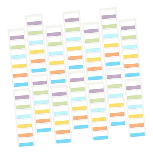 ZUNOXAZ 300 Stück Index Tabs aus Papier Bunte Selbstklebende Registerkarten zum Beschriften Praktische Seitenmarkierung für Bücher Ordner Tagebücher und Büro Klassisch Große Haftnotizen ZUNOXAZ 300 Stück Index Tabs aus Papier Bunte Selbstklebende Registerkarten zum Beschriften Praktische Seitenmarkierung für Bücher Ordner Tagebücher und Büro Klassisch Große Haftnotizen von ZUNOXAZ