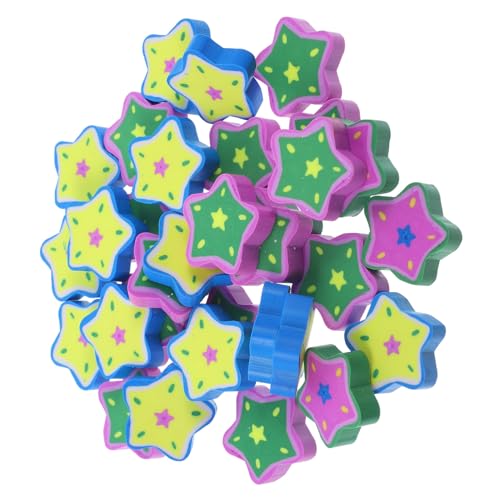 ZUNOXAZ 32 Stück Teiliges Radiergummis in Lustiger Fünf sterne form Kleine Umweltfreundliche Radierer aus Sicherem Material für Schüler Malen Praktische Mini Radiergummis für Jungen und ZUNOXAZ 32 Stück Teiliges Radiergummis in Lustiger Fünf sterne form Kleine Umweltfreundliche Radierer aus Sicherem Material für Schüler Malen Praktische Mini Radiergummis für Jungen und von ZUNOXAZ