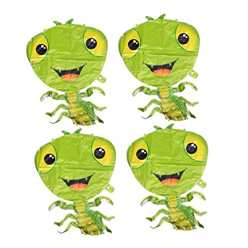 ZUNOXAZ 4 Stück Folienballons Tiere Lustige Insekten Designs für Party Deko Geeignet für Kindergeburtstage Babypartys und Gartenverschönerung von ZUNOXAZ