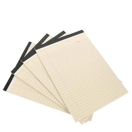 ZUNOXAZ 4 Stück Handliches Notizblock Teilig Liniertes Schreibpapier mit Perforation zum Abreißen Tragbares Memo Pad für Arbeit Schule und Büro Langlebiges Notizheft für Effiziente ZUNOXAZ 4 Stück Handliches Notizblock Teilig Liniertes Schreibpapier mit Perforation zum Abreißen Tragbares Memo Pad für Arbeit Schule und Büro Langlebiges Notizheft für Effiziente von ZUNOXAZ