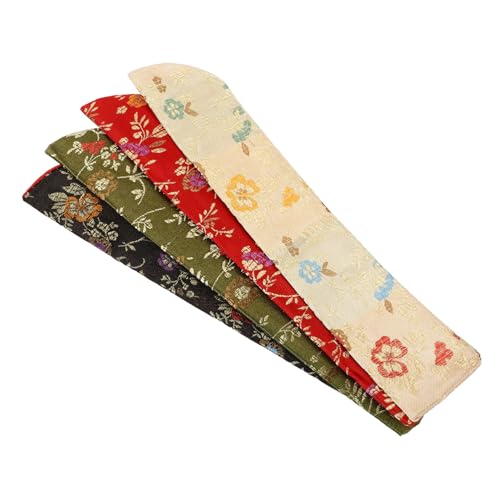 ZUNOXAZ 4 Stück Japanische Handfächer Tasche Vintage Fächerhülle aus Faltbare Handfächer Schutzhülle für Handventilatoren Geschenkverpackung für Hochzeit und Party ZUNOXAZ 4 Stück Japanische Handfächer Tasche Vintage Fächerhülle aus Faltbare Handfächer Schutzhülle für Handventilatoren Geschenkverpackung für Hochzeit und Party von ZUNOXAZ